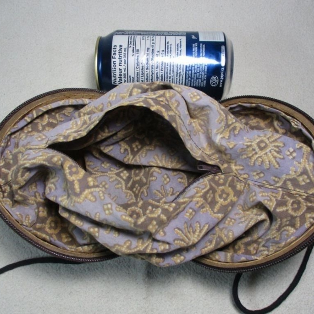 Genuine coconut handbag/purse.